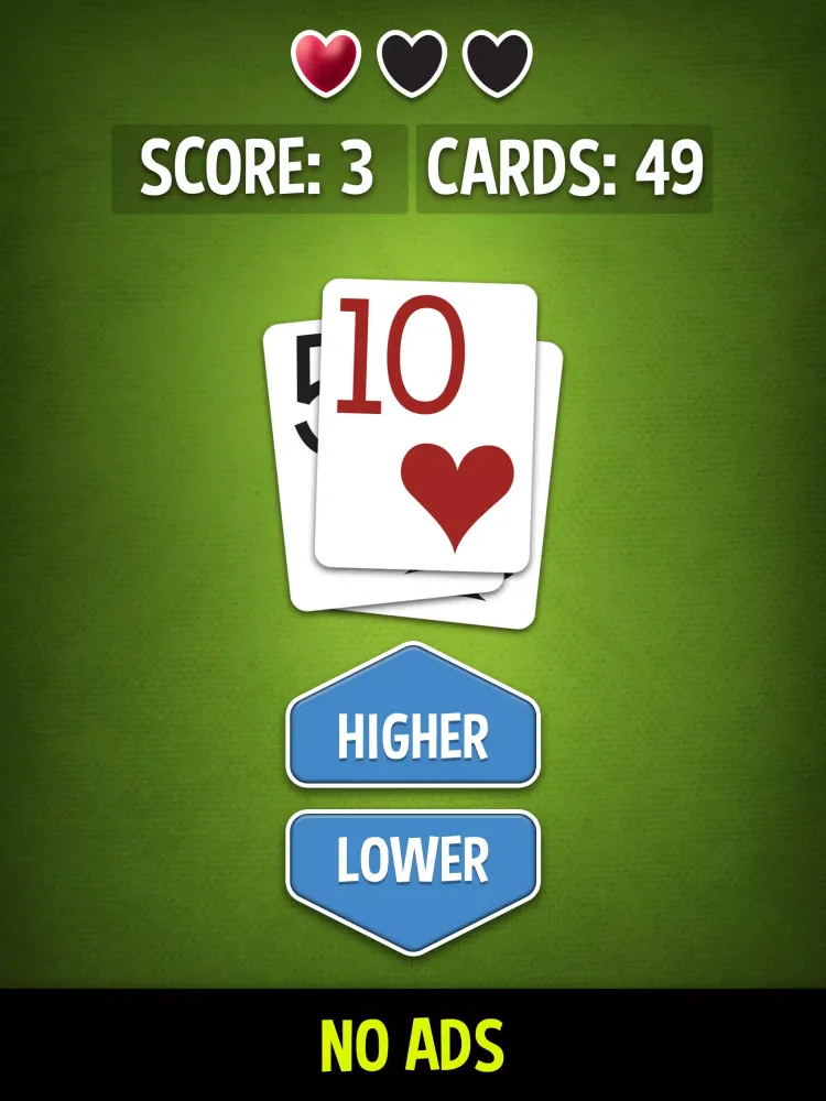 Capturas de pantalla de Higher Lower