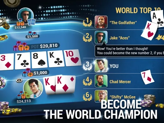 ภาพหน้าจอของ Poker World - Offline Poker iPad 