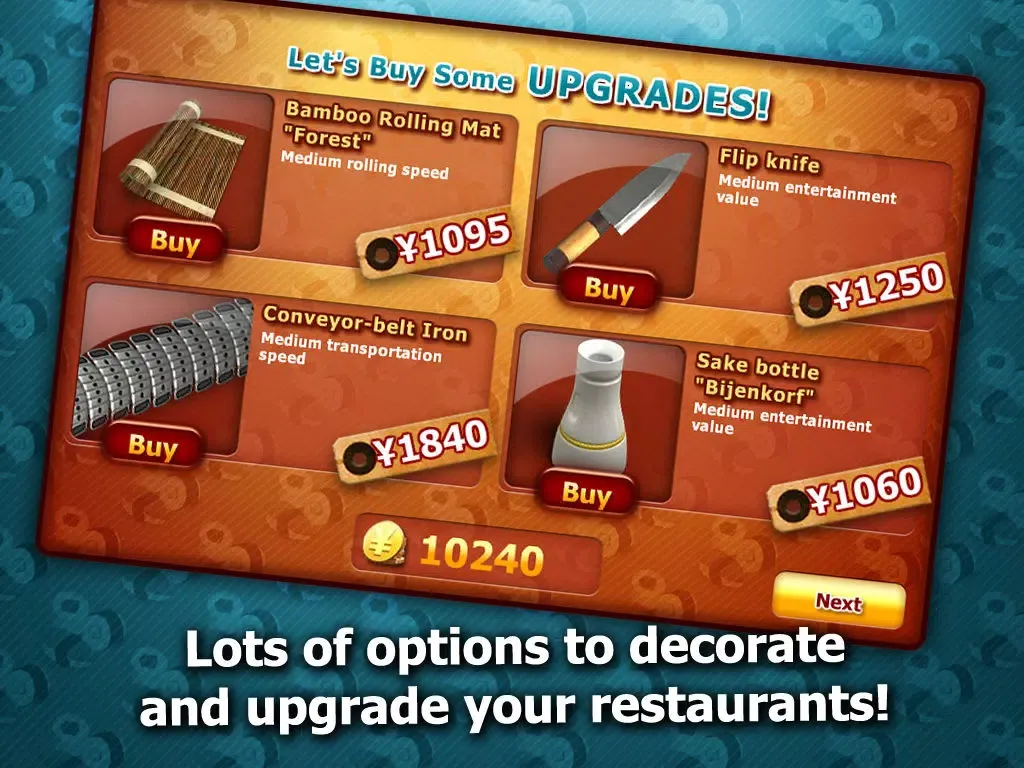 Zrzuty ekranu Youda Sushi Chef iPad 