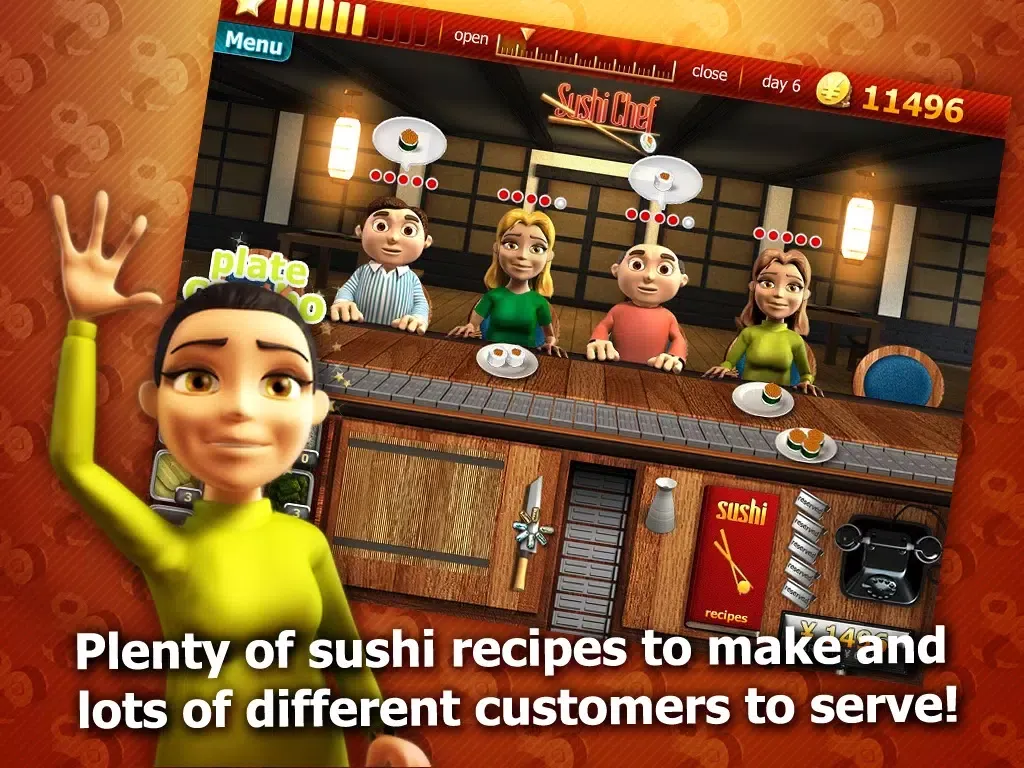 Zrzuty ekranu Youda Sushi Chef iPad 