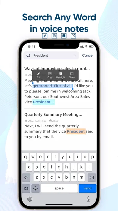 iRecord: Transcribe Voice Memo Ekran Görüntüleri