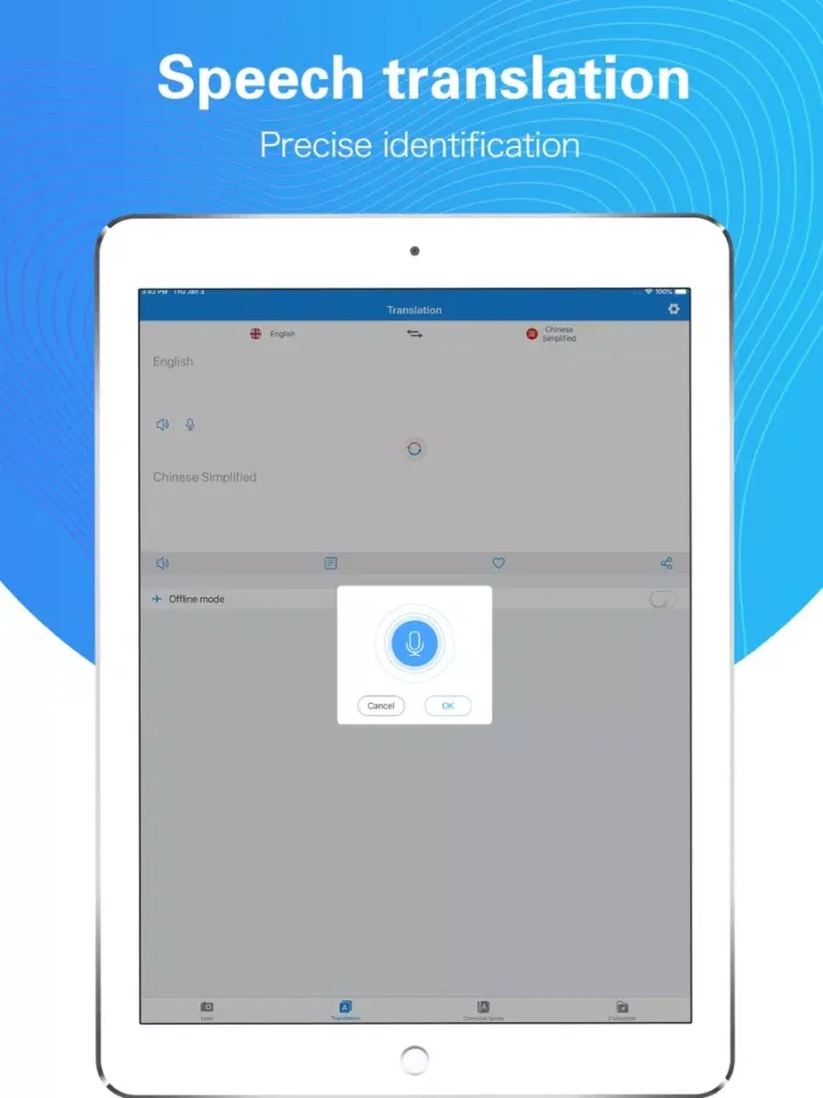 Speak and Scanphoto-Translator iPad  スクリーンショット