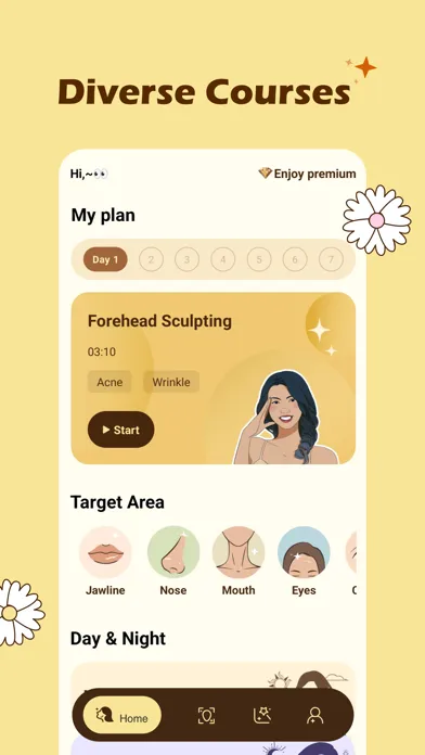 FaceGlow:Face Yoga & Skincare Ekran Görüntüleri