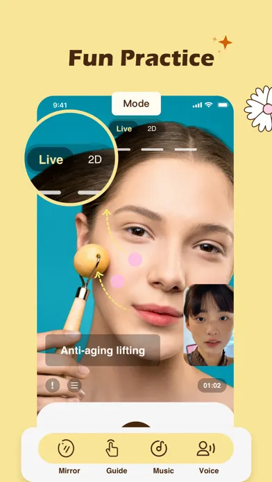 FaceGlow:Face Yoga & Skincare Ekran Görüntüleri