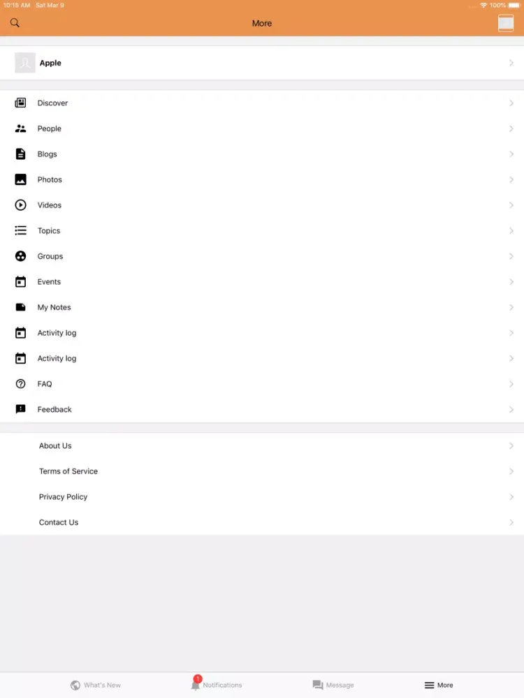 Скриншоты YouMe Social iPad 