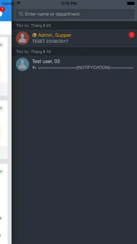 Tangkapan skrin Bach Khoa Intranet