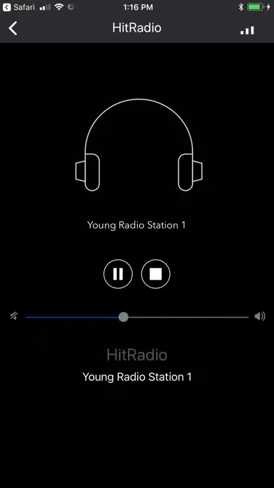 Captures d'écran de Young Radio