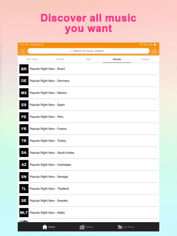 Young Radio Pro iPad  स्क्रीनशॉट