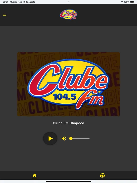 Rádio Clube FM Chapecó iPad  سکرین شاٹس