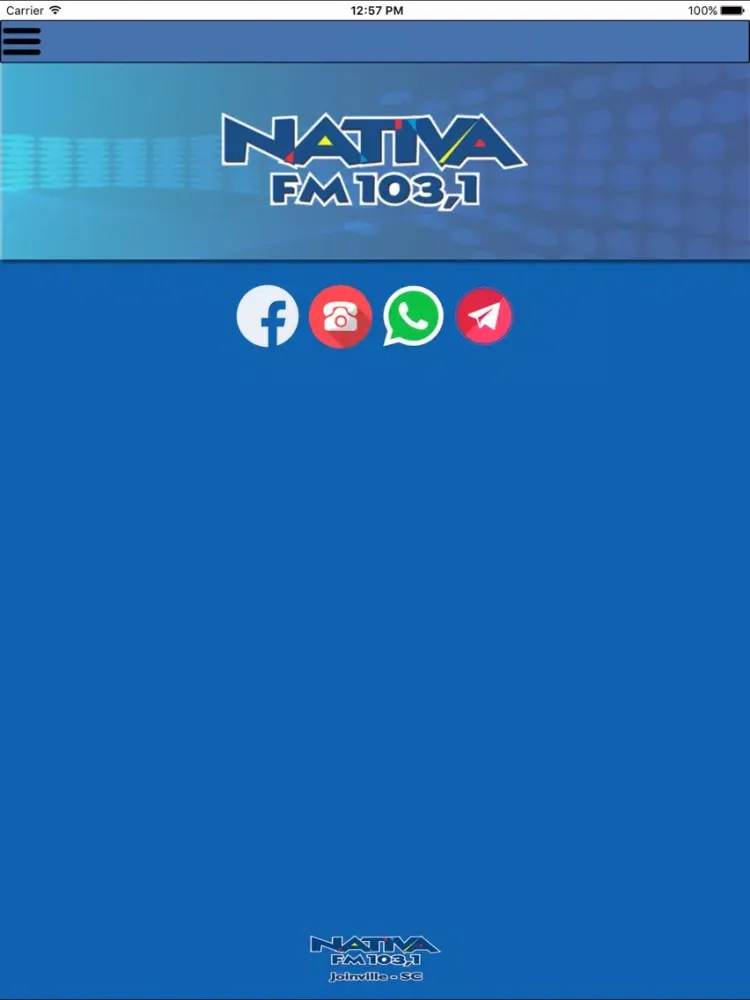Nativa FM 103,1 iPad  Ekran Görüntüleri