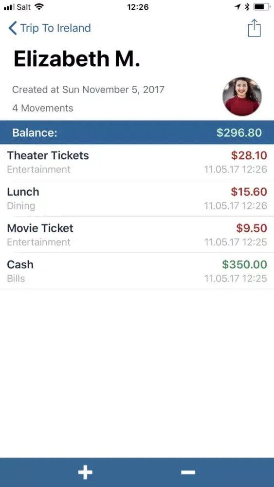 Screenshot di Group Budget - Group Finances