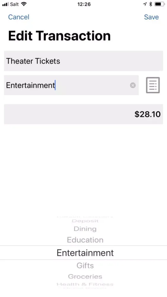 Screenshot di Group Budget - Group Finances