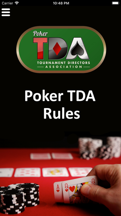 Official Poker TDA Rules Screenshots