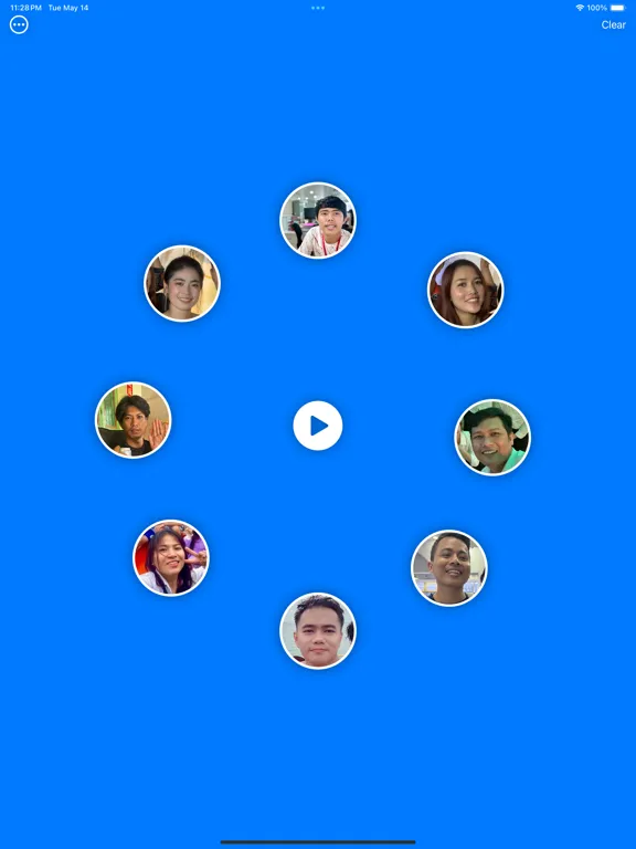 Capturas de tela do Face Picker iPad 