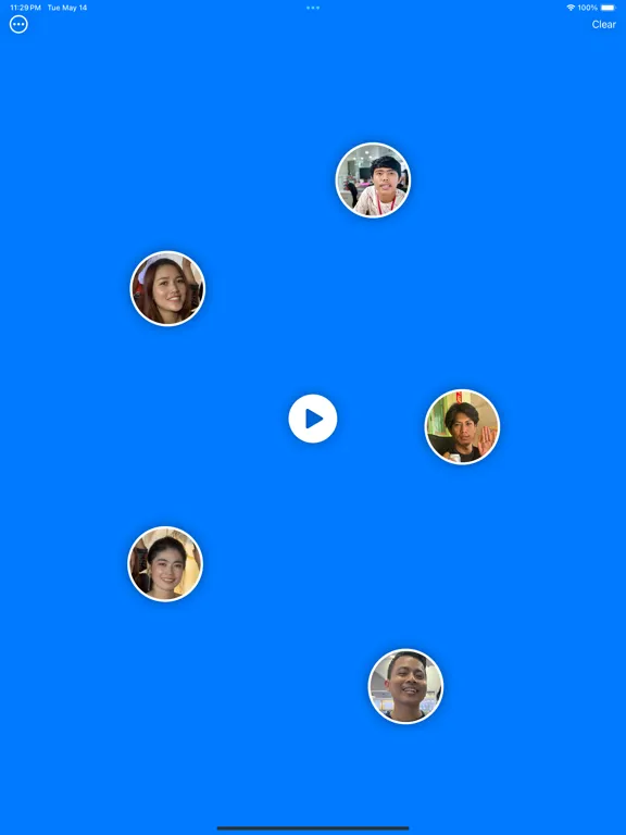 Capturas de tela do Face Picker iPad 
