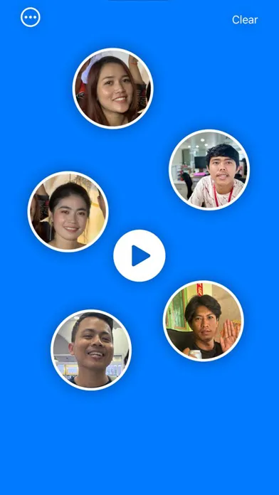 Capturas de tela do Face Picker