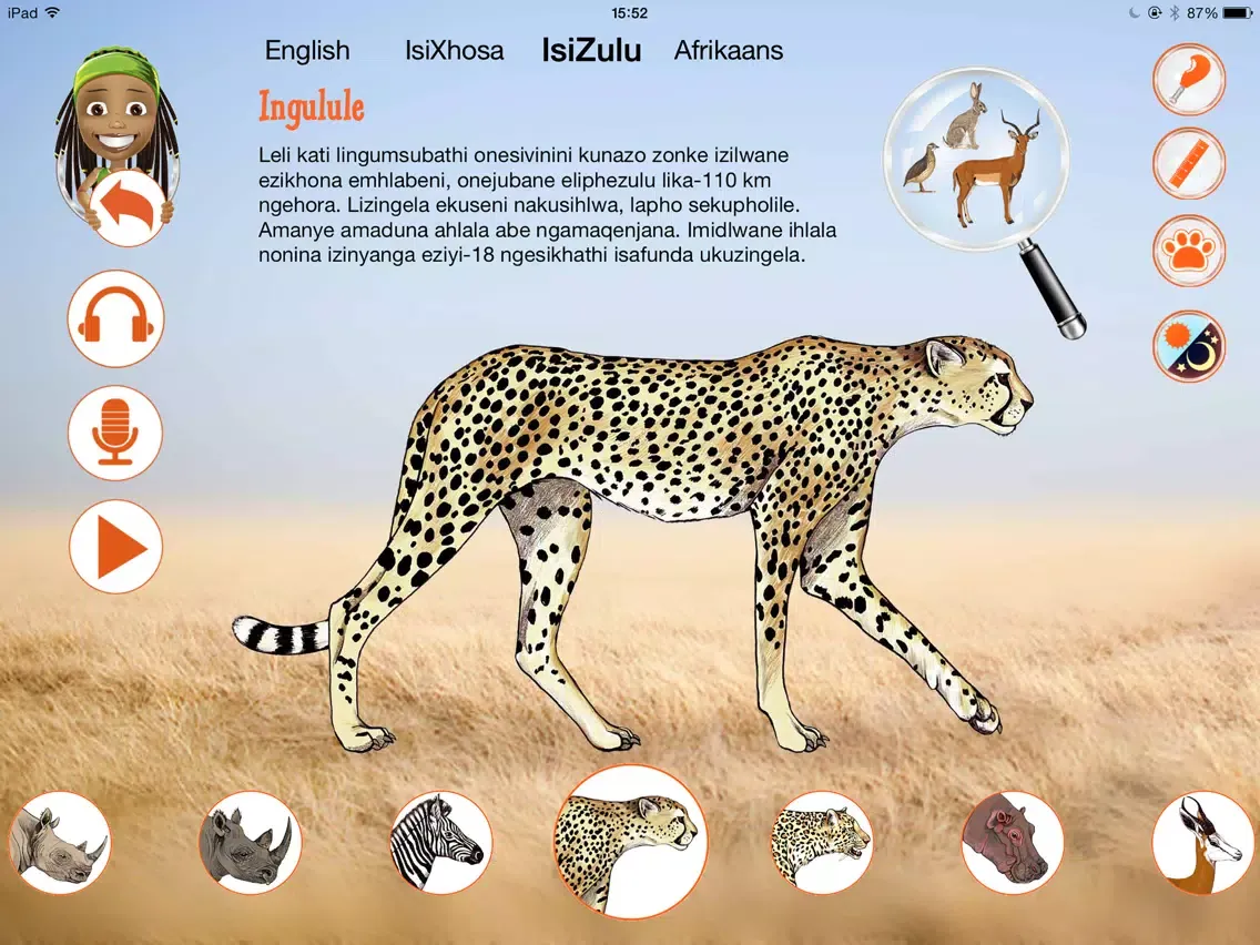 Sasol Young Explorer Mammals iPad  스크린샷
