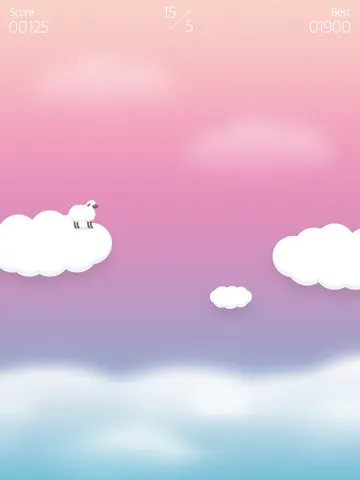 تصاویر Over the Clouds : Sheep Free ( Sleepy & Healing game ) iPad 