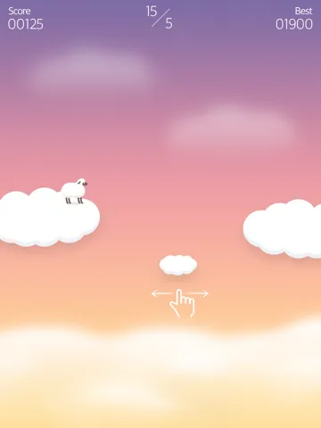 تصاویر Over the Clouds : Sheep Free ( Sleepy & Healing game ) iPad 