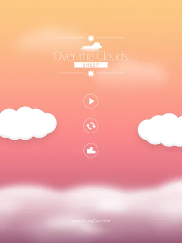 تصاویر Over the Clouds : Sheep Free ( Sleepy & Healing game ) iPad 