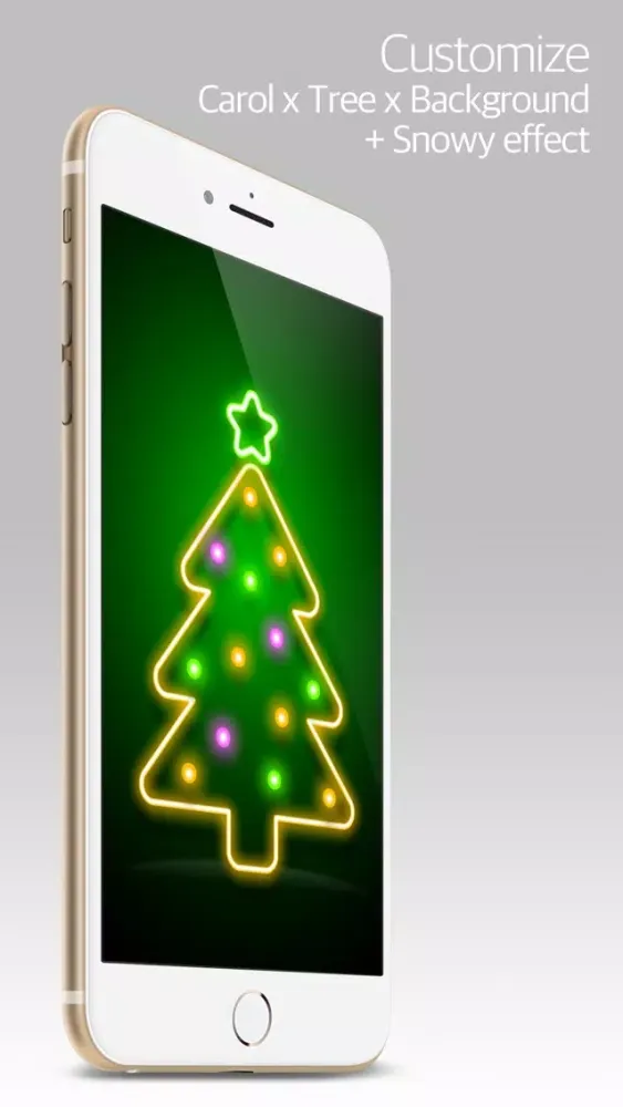 Screenshot di iChristmas Tree Lite : Music mood lighting, Christmas Carol & Animation Screen