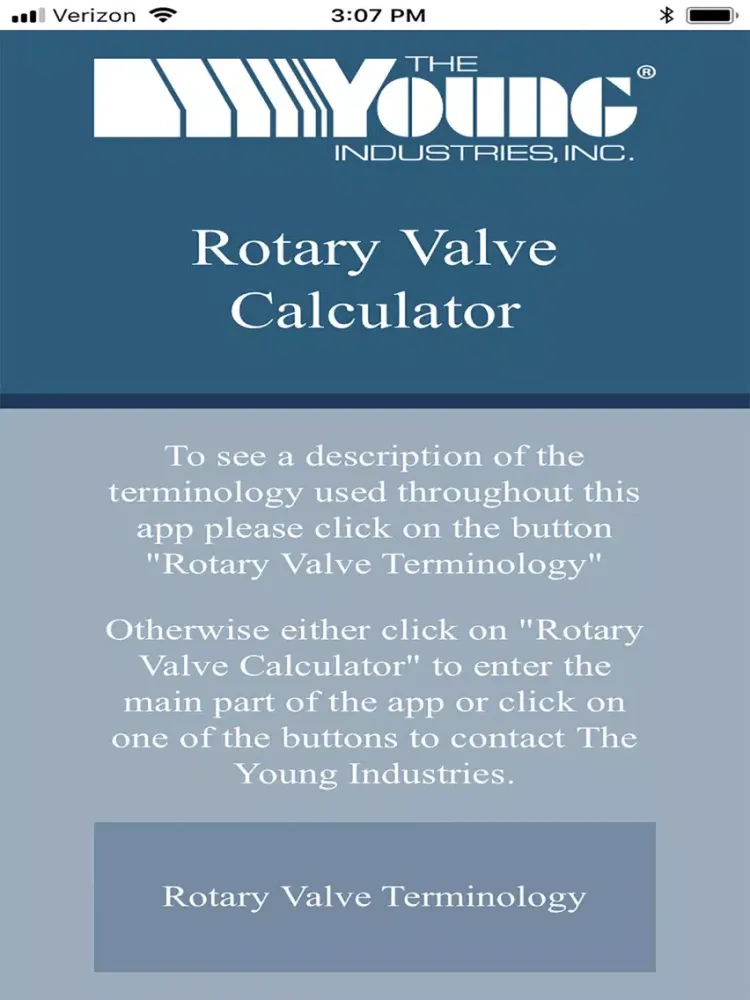 صور Rotary Valve Calculator iPad 