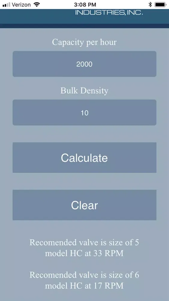 صور Rotary Valve Calculator