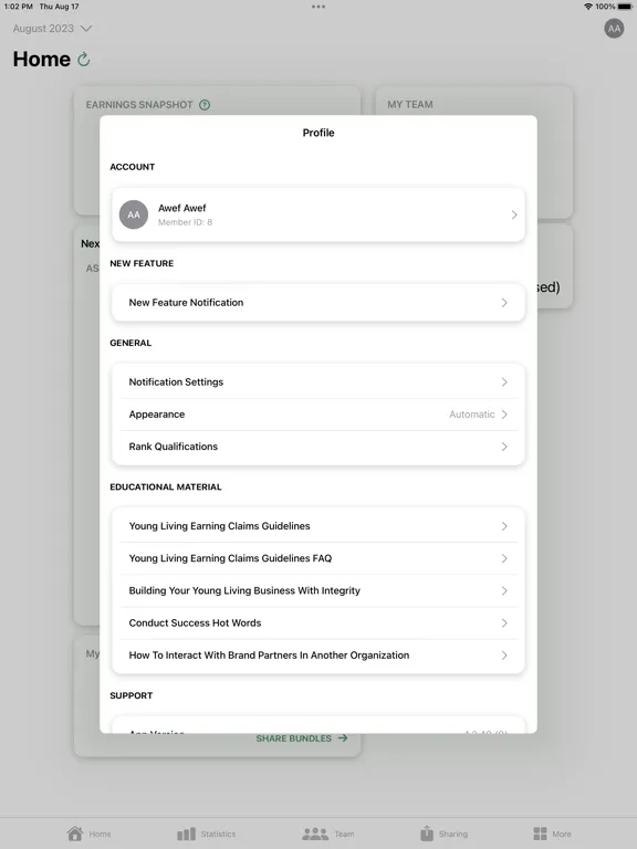 YL Insights iPad  স্ক্রিনশট