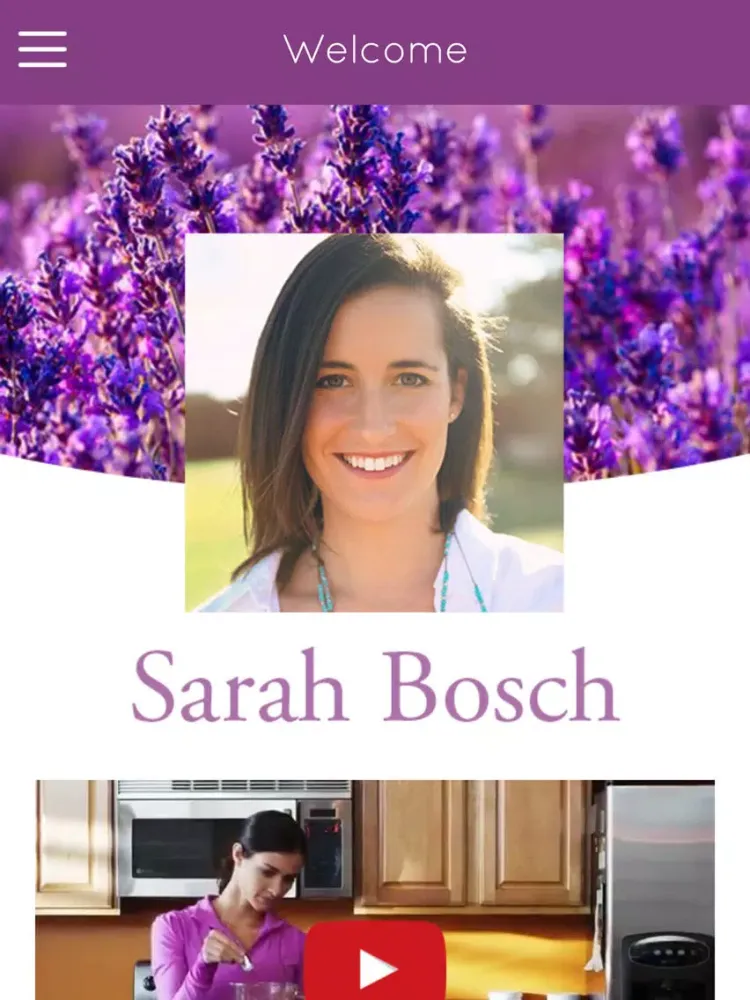 Screenshot di Young Living Independent Distributor Team Sarah iPad 