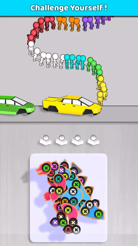 Capturas de tela do Tire Jam - Puzzle Game