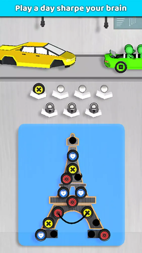 Capturas de tela do Tire Jam - Puzzle Game