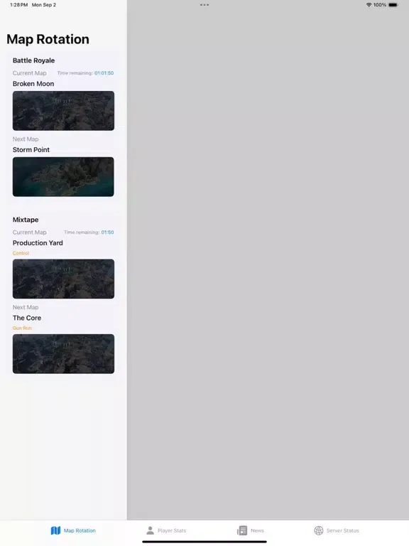ภาพหน้าจอของ Stats for Apex Legends iPad 