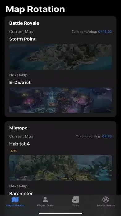 ภาพหน้าจอของ Stats for Apex Legends
