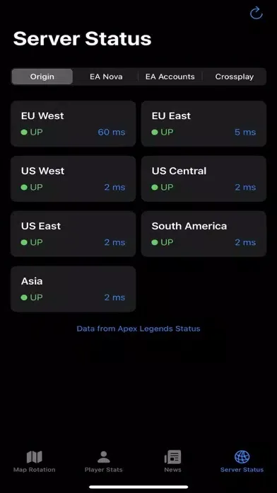 ภาพหน้าจอของ Stats for Apex Legends