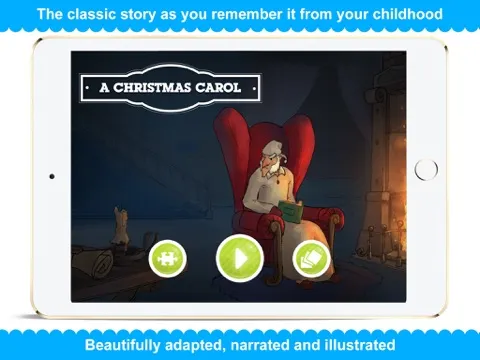 A Christmas Carol -  Narrated classic fairy tales and stories for children iPad 应用截图