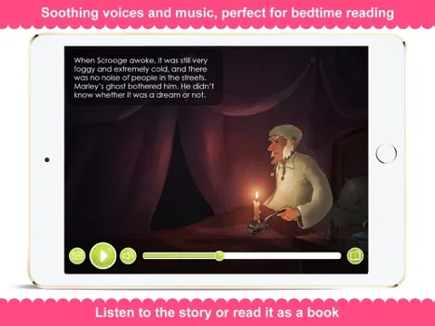 A Christmas Carol -  Narrated classic fairy tales and stories for children iPad 应用截图
