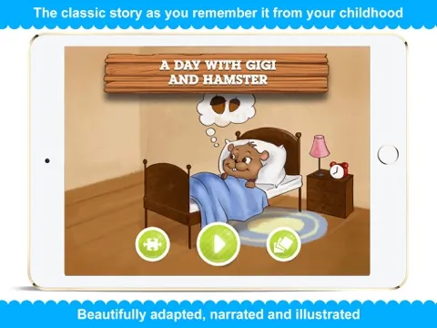 A day with GiGi and Hamster - Narrated Children Story iPad  Screenshots