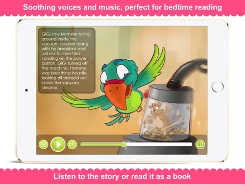 A day with GiGi and Hamster - Narrated Children Story iPad  Screenshots