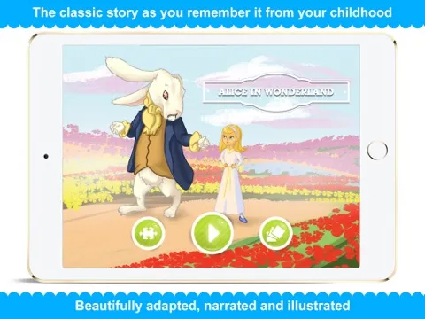 Ảnh chụp màn hình của Alice in Wonderland - Narrated classic fairy tales and stories for children iPad 