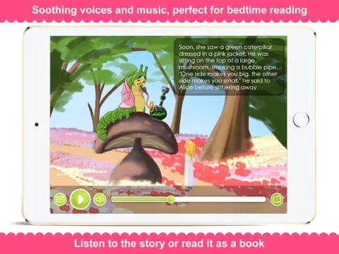 Ảnh chụp màn hình của Alice in Wonderland - Narrated classic fairy tales and stories for children iPad 