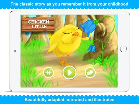 Chicken Little - Narrated Children Story iPad  Screenshots