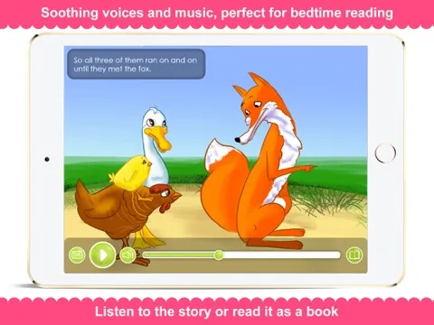 Chicken Little - Narrated Children Story iPad  Screenshots