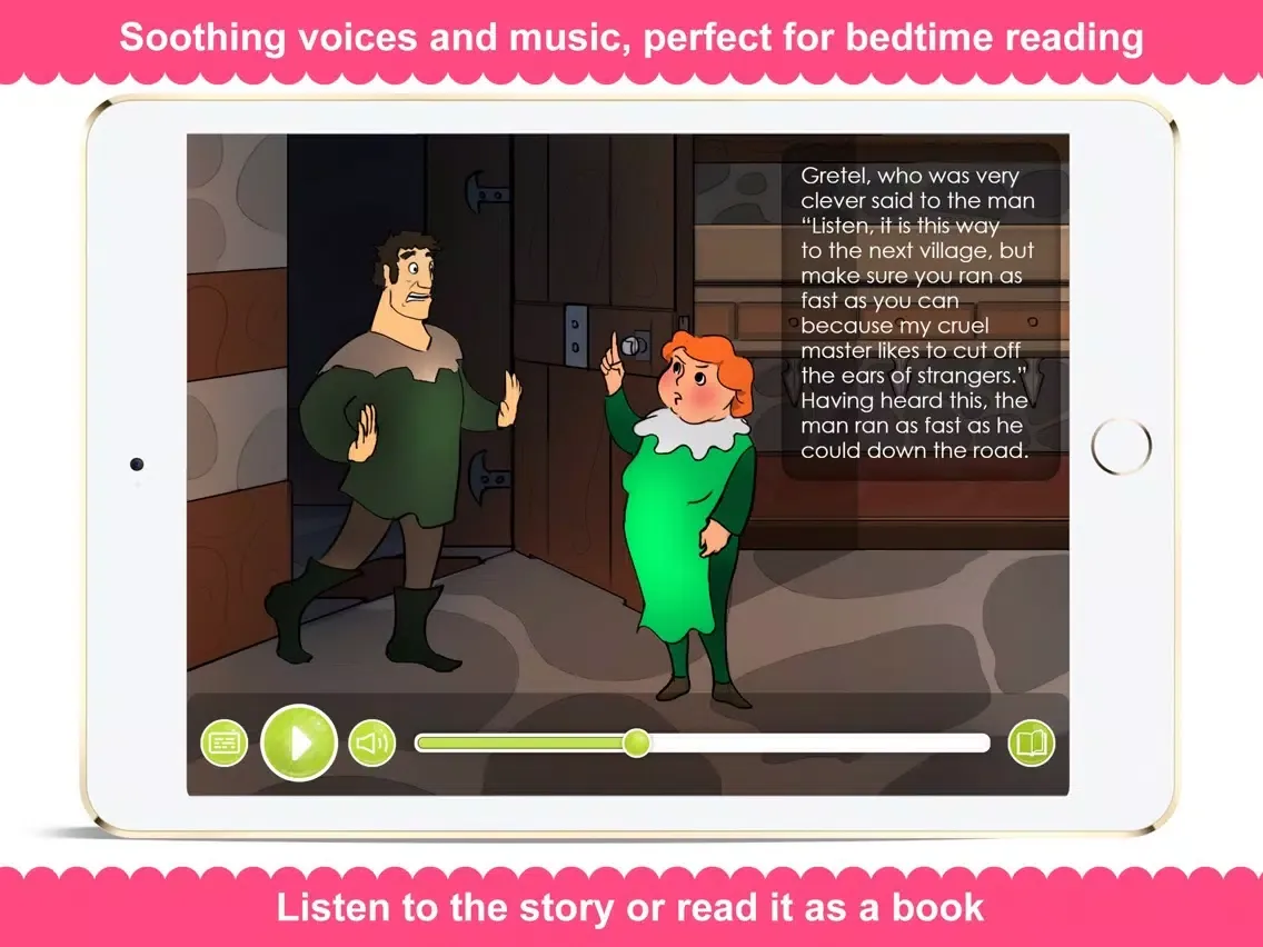صور Clever Gretel - Narrated classic fairy tales and stories for children iPad 