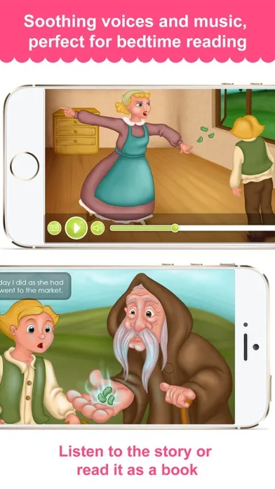 Tangkapan layar Jack and the Beanstalk - narrated story