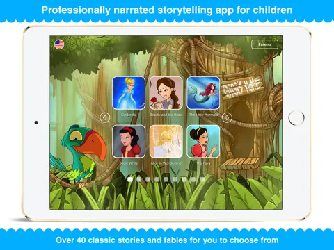 ภาพหน้าจอของ Fairy Tales with GiGi - collection of classic narrated stories iPad 