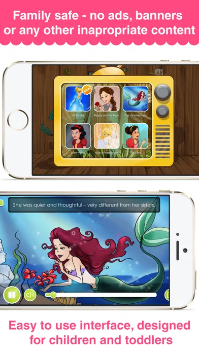 ภาพหน้าจอของ Fairy Tales with GiGi - collection of classic narrated stories