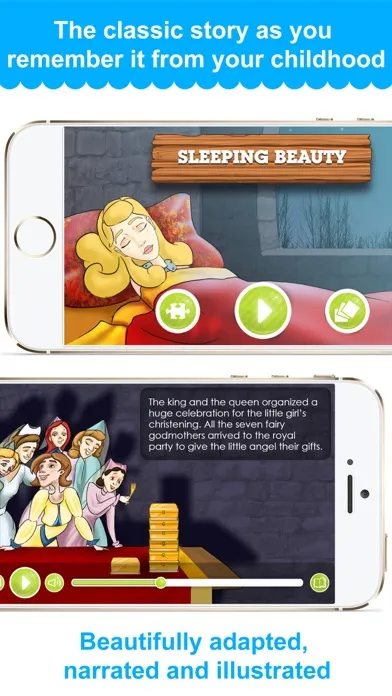 Captures d'écran de Sleeping Beauty - Kids story