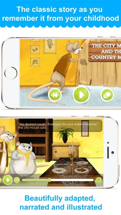 The City Mouse and the Country Mouse - Narrated Children Story سکرین شاٹس