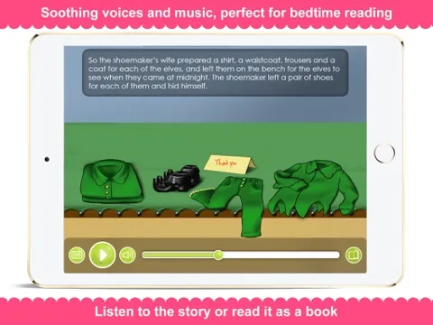 Zrzuty ekranu The Elves and The Shoemaker -  Narrated classic fairy tales and stories for children iPad 