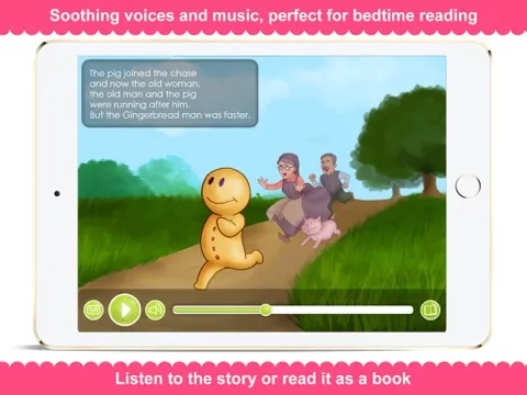 The Gingerbread Man - narrated classic story iPad Screenshots